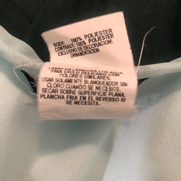 Chiffon Dress Mini Medium Sleeveless Mint Gathered - Picture 7 of 7